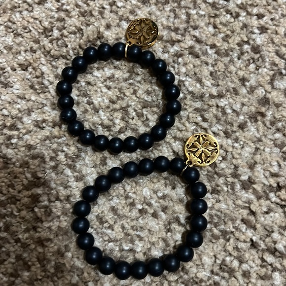 Rustic Cuff black bracelets EUC Buy 1 or buy them all - Picture 2 of 2